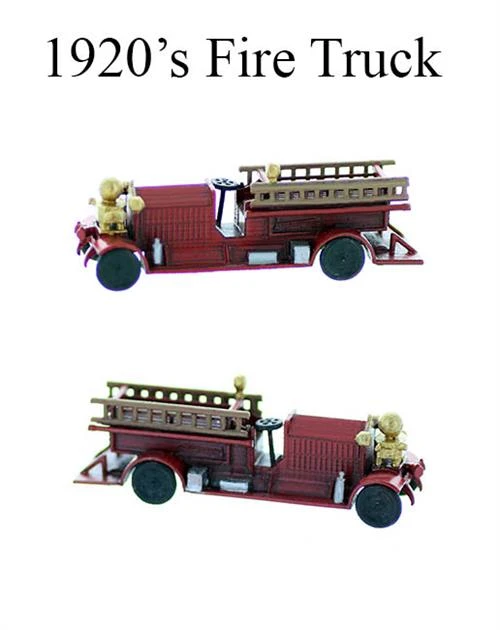 HO Scale 1920s-30s FIRE TRUCK Built Up Vehicle Model 3 HO Scale 1920s-30s FIRE TRUCK Built Up Vehicle Model