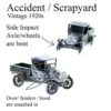 S Scale 1920s Roadster ACCIDENT Or Junkyard, Finished Model 2 S Scale 1920s Roadster ACCIDENT Or Junkyard, Finished Model -LGB shop 20sAccidentCar1C 1
