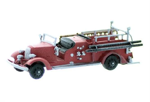 HO Scale 1930s-40s Fire Truck Ahrens Fox Model, Finished 1/87 Vehicle 3 HO Scale 1930s-40s Fire Truck Ahrens Fox Model, Finished 1/87 Vehicle