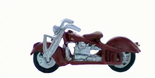 HO Scale Vehicle Vintage MOTORCYCLE 1940s Era Finished Model 3 HO Scale Vehicle Vintage MOTORCYCLE 1940s Era Finished Model