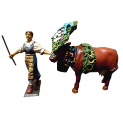 PM-500105 Alm-Operation: Rancher's Wife With Cow