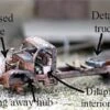 HO Scale 1950s Truck Junker Stripped Down With Exposed Engine FINISHED -LGB shop 50sDerelictTruck1B