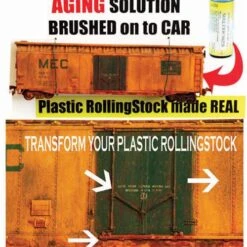 RollingStock WEATHERING Set.....Make Your Plastic Looking Cars Look More Real !