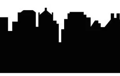 3D Background CITY SCENE -- Thin Profile Design #3