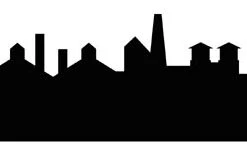 3D Background INDUSTRY SCENE -- Thin Profile Design #4