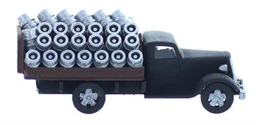 HO Scale 1930-40s BEER KEG Truck Over 40 Beer Kegs Loaded Finished 3 HO Scale 1930-40s BEER KEG Truck Over 40 Beer Kegs Loaded Finished