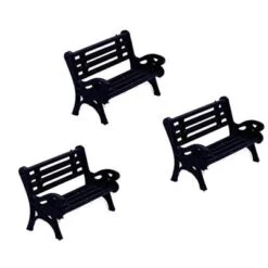 S Scale Details, BENCHES 3 Pack Finished Models