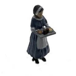 O Scale People Diner Waitress In Classic Outfit Finished Figure