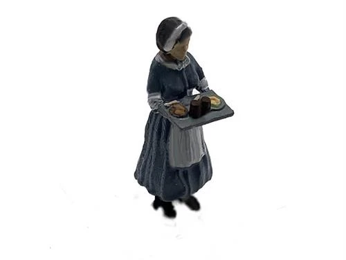 S Scale People Diner Waitress In Classic Outfit Finished Figure 3 S Scale People Diner Waitress In Classic Outfit Finished Figure