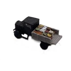 N Scale 1920s-30s Produce Truck Full Of Produce Built Up Vehicle Model