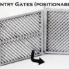 O Scale Detail CHAIN LINK FENCE GATES -LGB shop Built271B 2