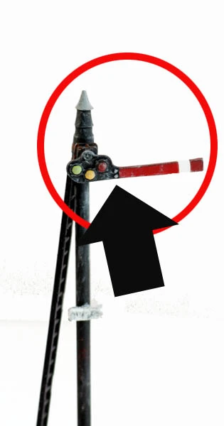 S Scale SEMAPHORES, 2 Pack 3 S Scale SEMAPHORES, 2 Pack