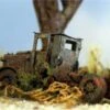 S Scale RUST IN PEACE, Vintage 1930's-40's Worktruck Rusting Away, Finished -LGB shop Built314C
