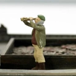 N Scale People, The HarborMaster, With His SpyGlass, Finished