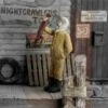 N Scale People, The Lobsterman Inspecting His Large Lobster, Finished -LGB shop Built334C