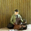 O Scale People, The Homeless Man, Finished Figure -LGB shop Built337C