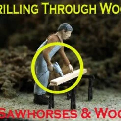 O Scale People, Workshop "In Action" DRILLING, Finished Set