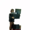 N Scale People, Ken The Freight Worker Stacking Boxes, Finished -LGB shop Built372C