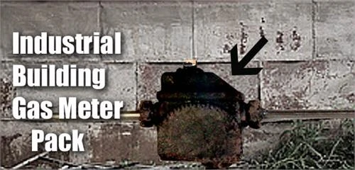 S Scale Detail, Industrial Gas Meters, Style 2, Finished 3 S Scale Detail, Industrial Gas Meters, Style 2, Finished