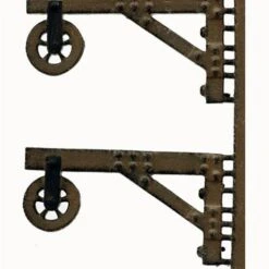 O Scale Detail, Building HOISTS, 2 Pack Finished