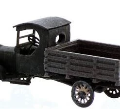 S Scale 1920's-30's Era Vehicles, The Open Bed Hauling Truck, Finished