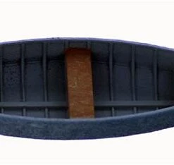 O Scale Waterfront Details, Boat And Boat Oars Set, Finished