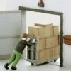 S Scale People, Warehouse Worker Bringing In The Load, Finished Set #1 -LGB shop Built469B 1