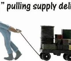 S Scale People, Warehouse Worker #3, Pulling In Daily Supply Shipment, Finished