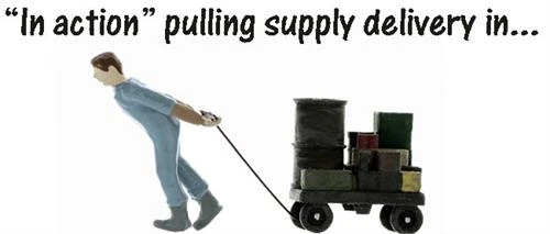 S Scale People, Warehouse Worker #3, Pulling In Daily Supply Shipment, Finished 3 S Scale People, Warehouse Worker #3, Pulling In Daily Supply Shipment, Finished