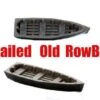 O Scale WaterFront Wooden RowBoat, Finished 2 O Scale WaterFront Wooden RowBoat, Finished -LGB shop Built496B 1