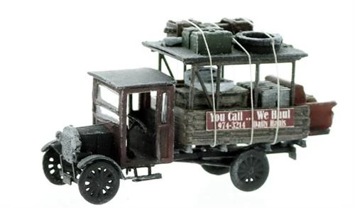 S Scale Vehicle, 1920's-30's Era Junkmans Local Hauling Truck, Finished 3 S Scale Vehicle, 1920's-30's Era Junkmans Local Hauling Truck, Finished