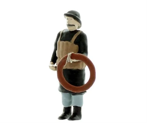 HO Scale People, Coastal Life Saving Guardsman, Finished 3 HO Scale People, Coastal Life Saving Guardsman, Finished