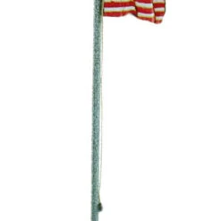 HO Scale Details, FLAG, Flagpole And Base Set
