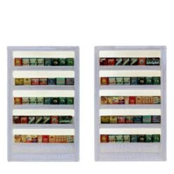 HO Scale Detail Interior Merchant Shelving With Goods For Sale, Finished