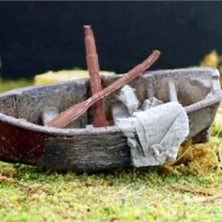 HO Scale Details, Left To Rot BOAT, Comes Well Weathered