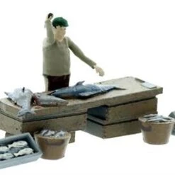 O Scale People, Fish Monger Scene