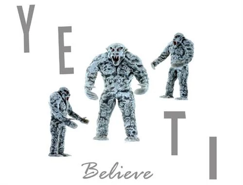 N Scale People-Beast, YETI The Mythical Creature, Finished 3 N Scale People-Beast, YETI The Mythical Creature, Finished