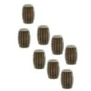 HO Scale Detail WOODEN BARREL Large 53 Gallon Style 8 PACK, Finished 1 HO Scale Detail WOODEN BARREL Large 53 Gallon Style 8 PACK, Finished -LGB shop Built570LARGE53