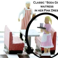 N Scale People, Soda Girl, Car Hop- Diner Waitress, Finished