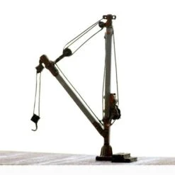 HO Scale Detail DERRICK / Jib Crane Kit, Just Paint And Rig It
