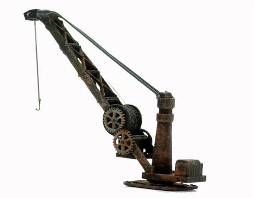 HO Scale Details, Industry Crane For Loading / Unloading Finished Model 3 HO Scale Details, Industry Crane For Loading / Unloading Finished Model