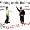 S Scale People, Train Conductor And Station Agent 2 Pack SPECIAL 2 S Scale People, Train Conductor And Station Agent 2 Pack SPECIAL -LGB shop Built641