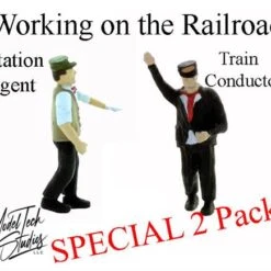 S Scale People, Train Conductor And Station Agent 2 Pack SPECIAL