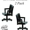 HO Scale Office CHAIRS, 2 Pack Painted Layout Ready -LGB shop Built654A
