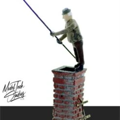 O Scale People Chimney Sweep Finished Figure