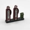 HO Scale Detail Gas Pumps And Trash Can On Island Finished Set -LGB shop Built680