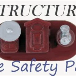 O Scale FIRE SAFETY Pack Of 3, Building Detail Essentials, Pre Finished