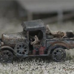 HO Scale 1930s Pick Up Truck RUSTING AWAY, Finished 1/87 Vehicle
