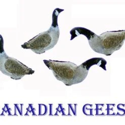 HO Scale GEESE Canadian Geese 4 Pack Unpainted Details