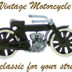 HO Scale Vehicle Vintage MOTORCYCLE From The Teens Finished Model